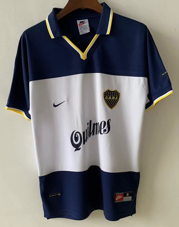 AAA Quality Boca Juniors 2000 Away Dark Blue/White Jersey